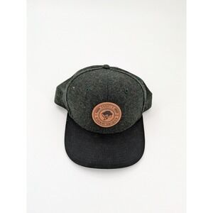 Shorts Brewing‎ Company Logo Patch Logo Adjustable Snapback Hat Black Green